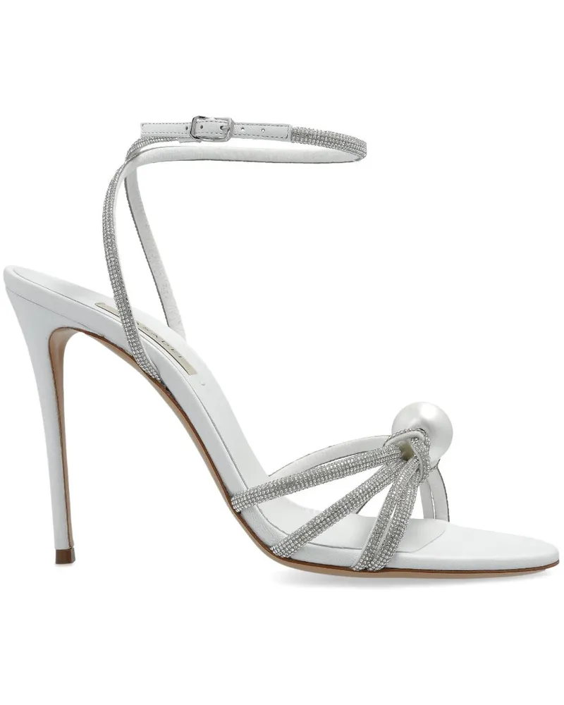 Casadei Blade C+C Sandalen 100mm - Weiß Weiß