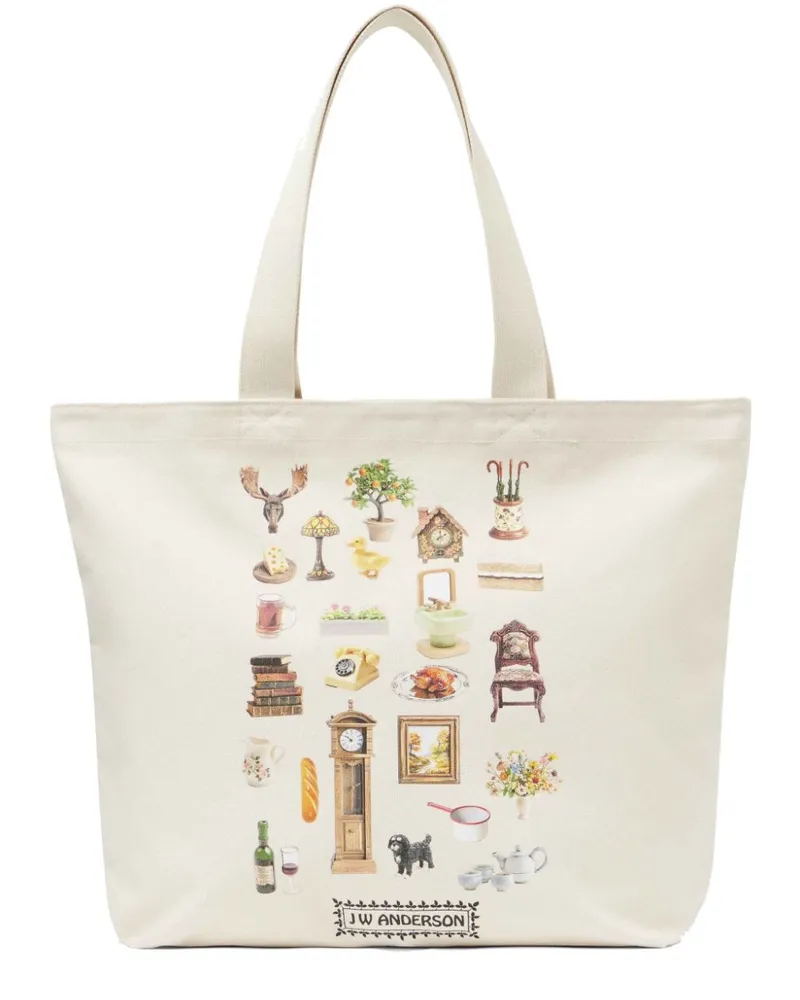 J.W.Anderson Diorama Tote Bag - Nude Nude