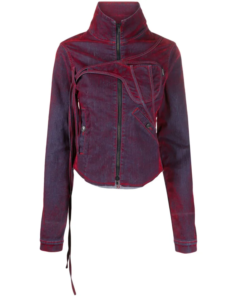 OTTOLINGER Jeansjacke mit Reißverschluss - Rot Rot