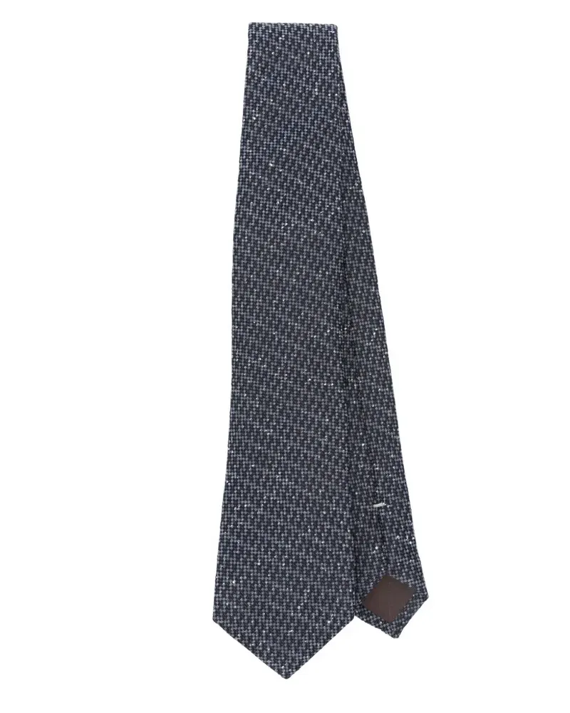 Canali Krawatte aus Seide - Blau Blau
