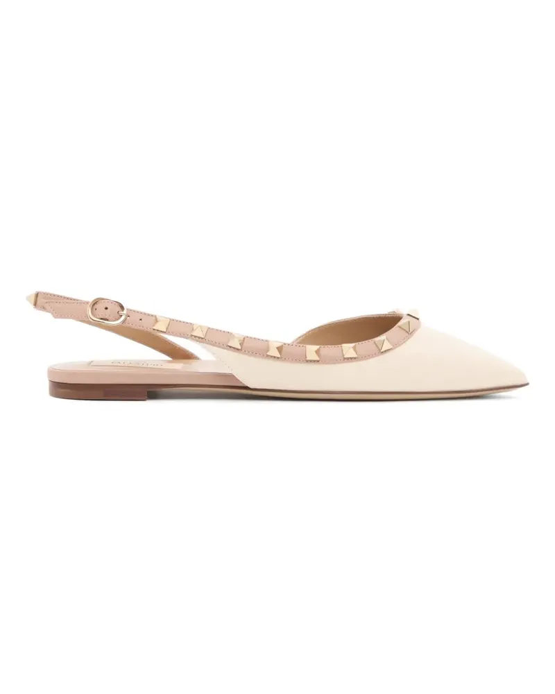 Valentino Garavani Rockstud Pumps aus Kalbsleder - Nude Nude