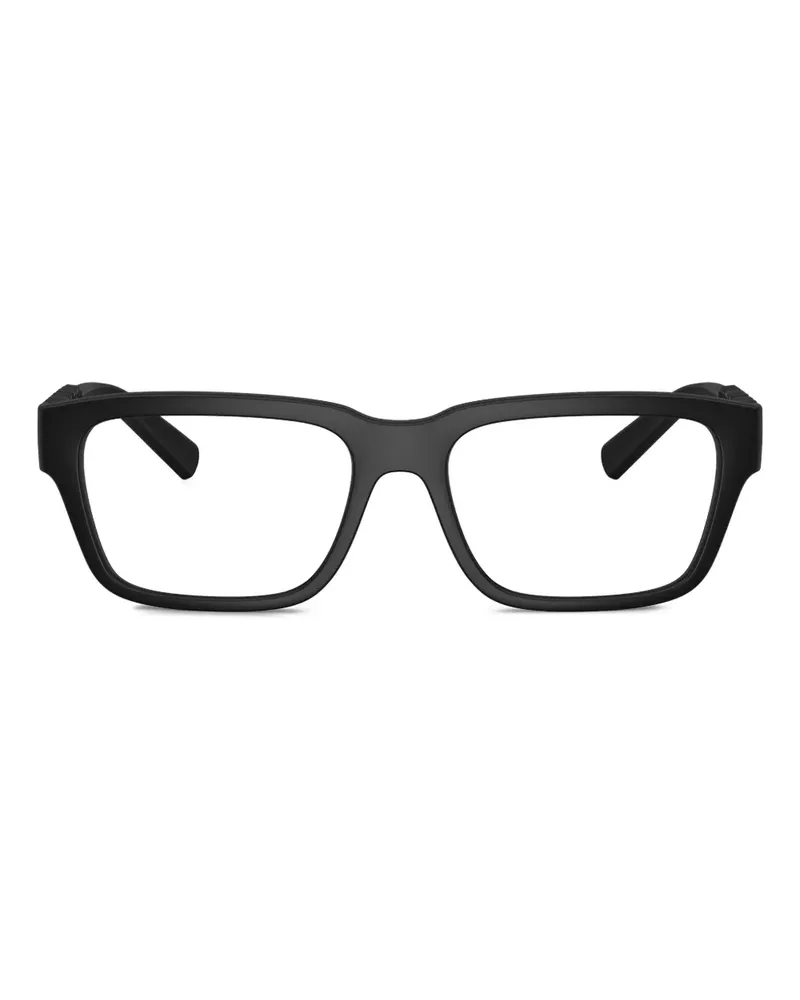 Dolce & Gabbana Brille mit eckigem Gestell - Schwarz Schwarz