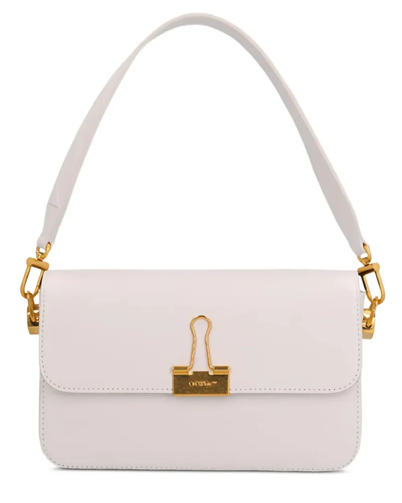 OFF-WHITE M Plain Blinder Schultertasche - Weiß Weiß