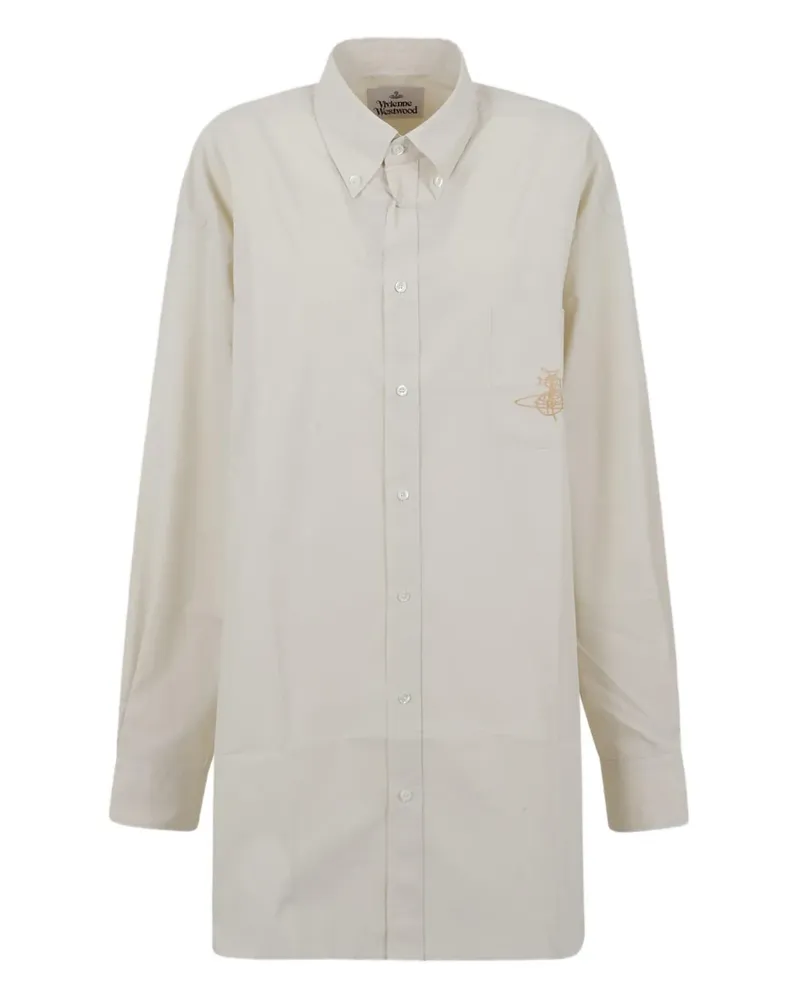 Vivienne Westwood Hemd mit Logo-Stickerei - Nude Nude