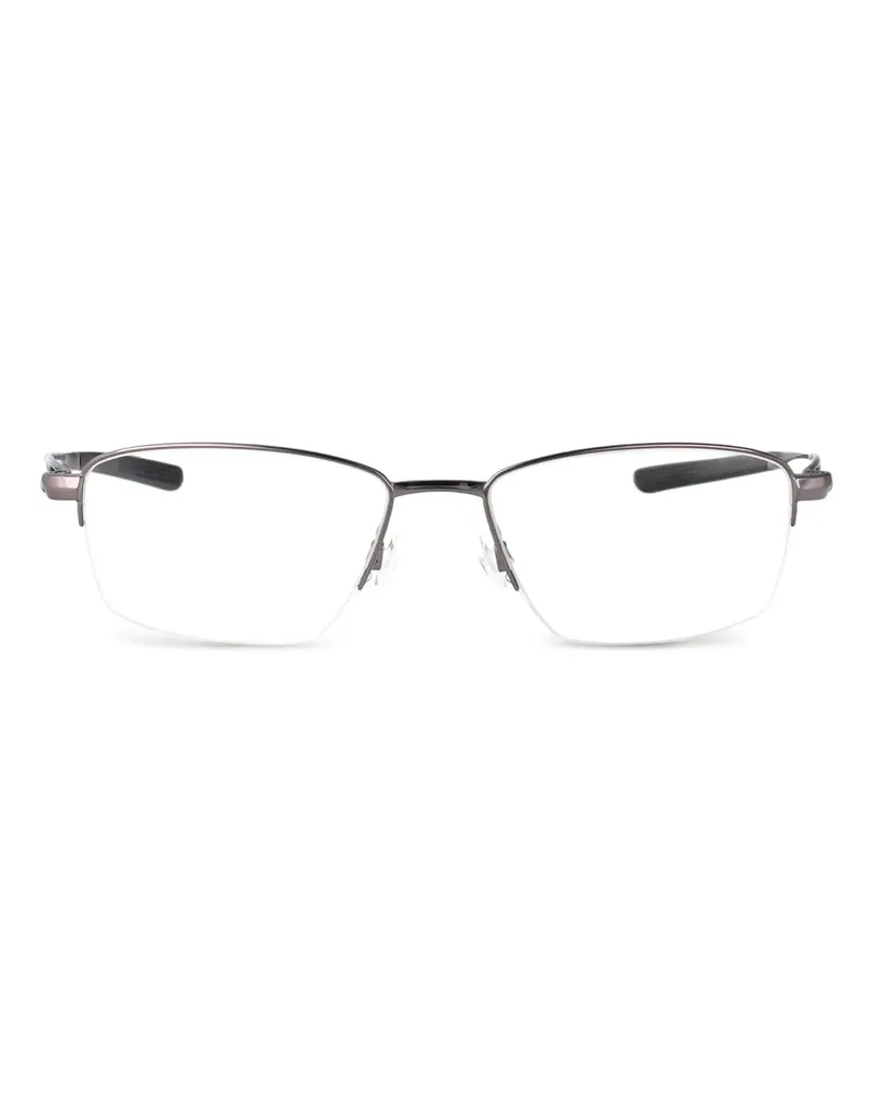 Nike 6045 Brille mit eckigem Gestell - Silber Silber