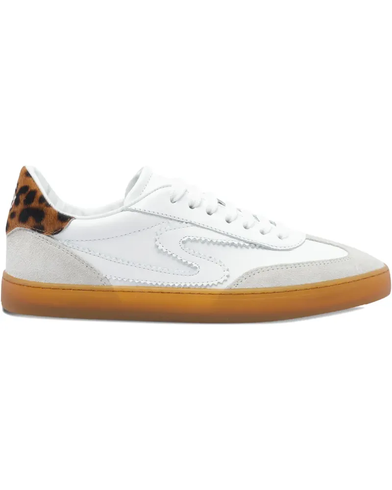 Stuart Weitzman Sneakers mit Leoparden-Print - Weiß Weiß