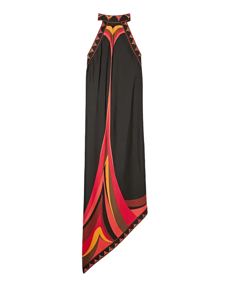 Emilio Pucci Fari-print silk dress - Schwarz Schwarz