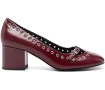 Pumps mit Blockabsatz - Rot