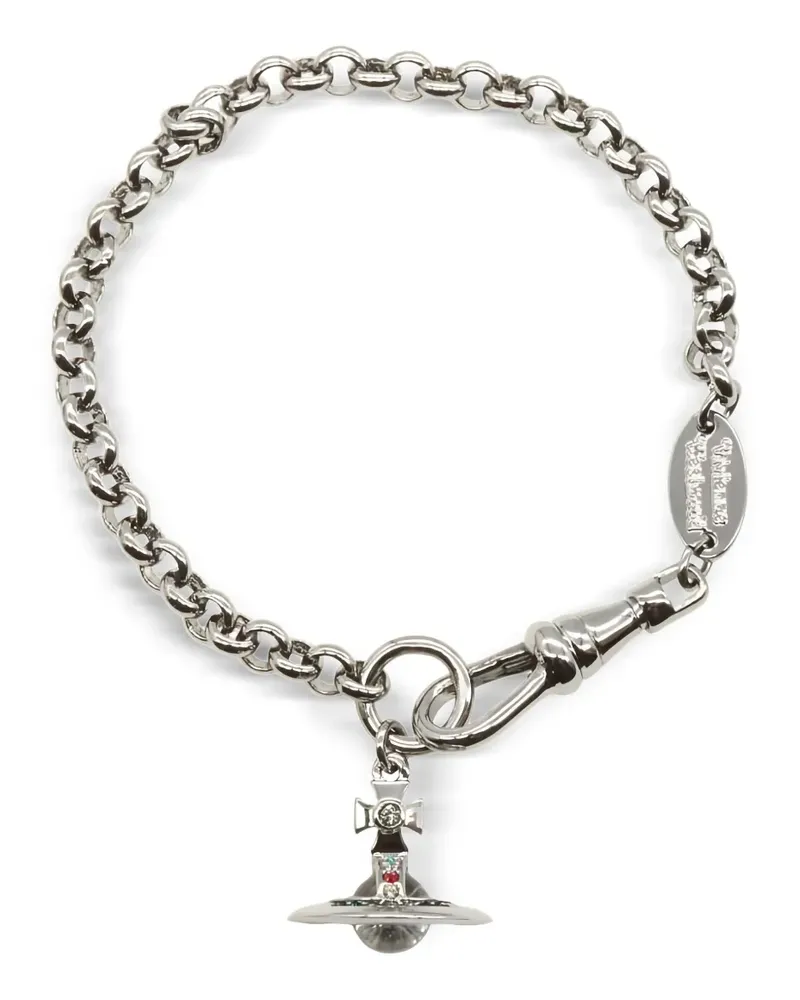 Vivienne Westwood Armband mit Orb-Anhänger - Silber Silber