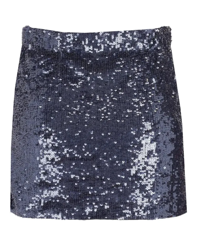 P.A.R.O.S.H. P.A.R.O H. sequin-embellished mini skirt - Blau Blau