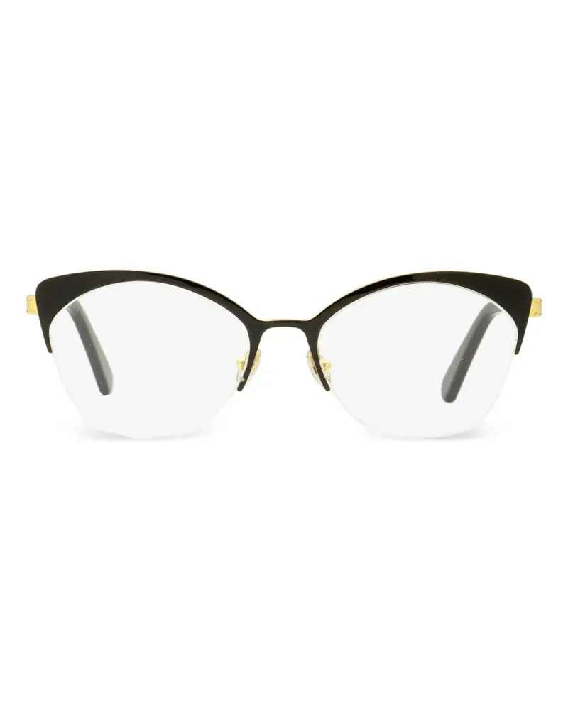 Roberto Cavalli Brille mit Butterfly-Gestell - Schwarz Schwarz