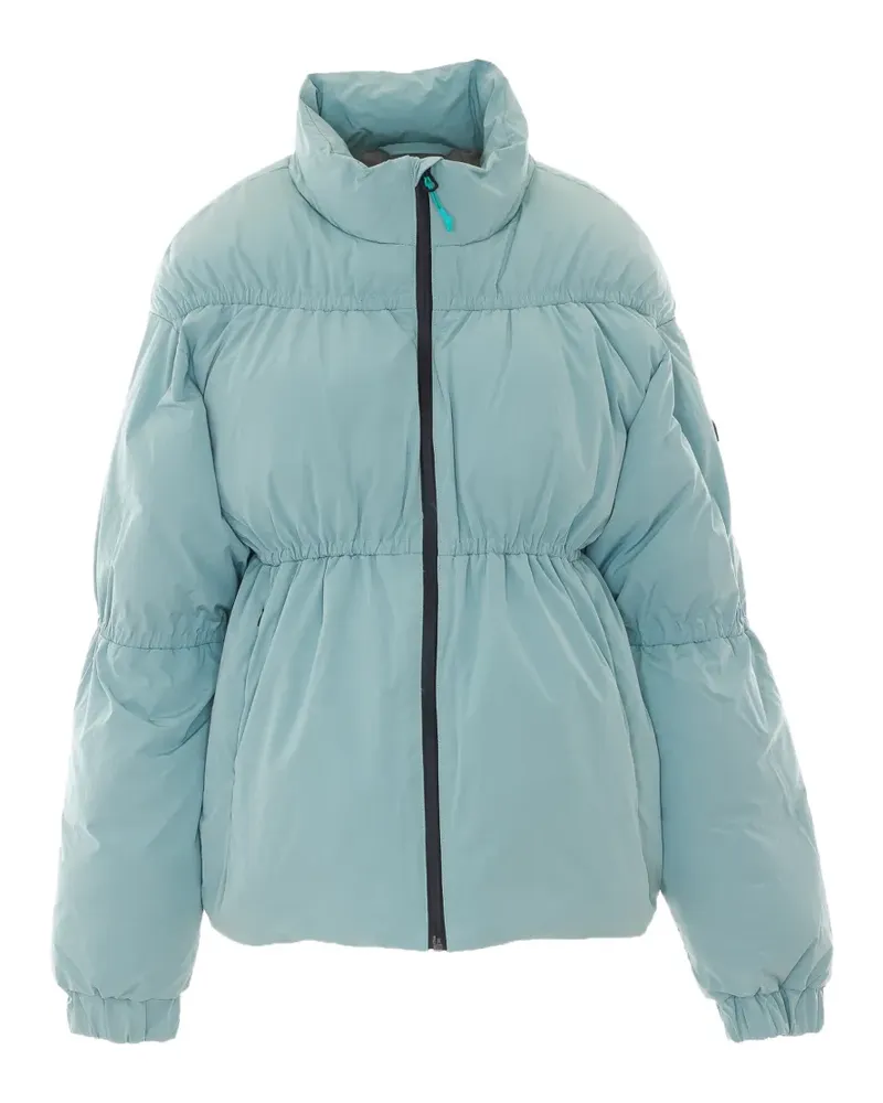 Jet Set Wattierte Halo Jacke - Blau Blau