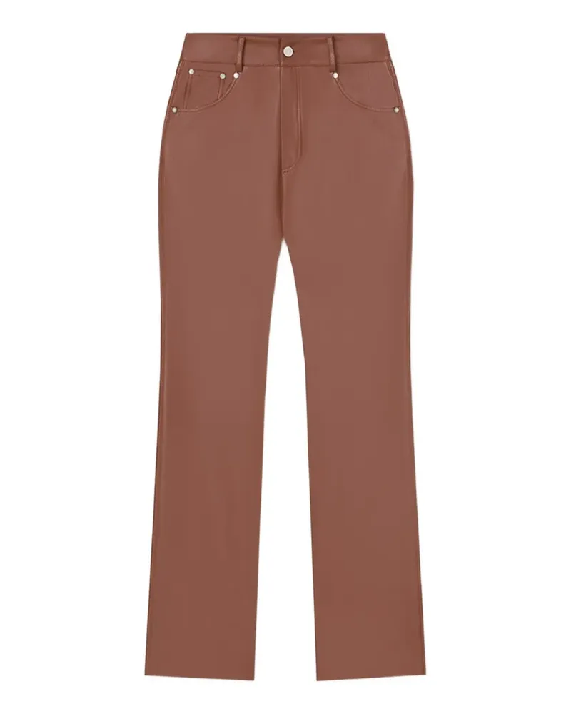Nanushka Jacoba five-pockets trousers - Braun Braun