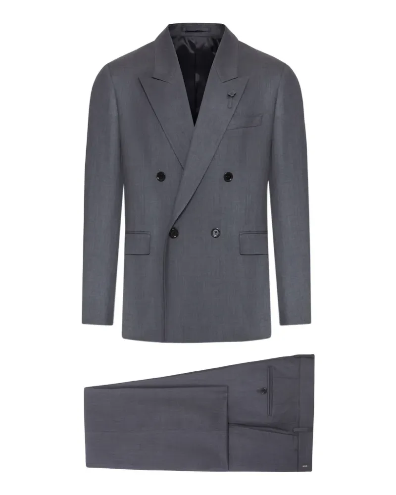 LARDINI double-breasted suit - Grau Grau
