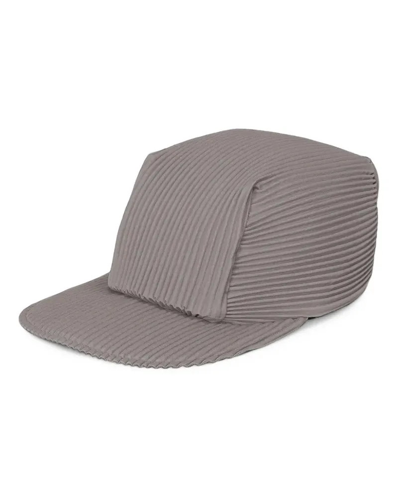 Issey Miyake Baseballkappe mit plissierter Optik - Grau Grau