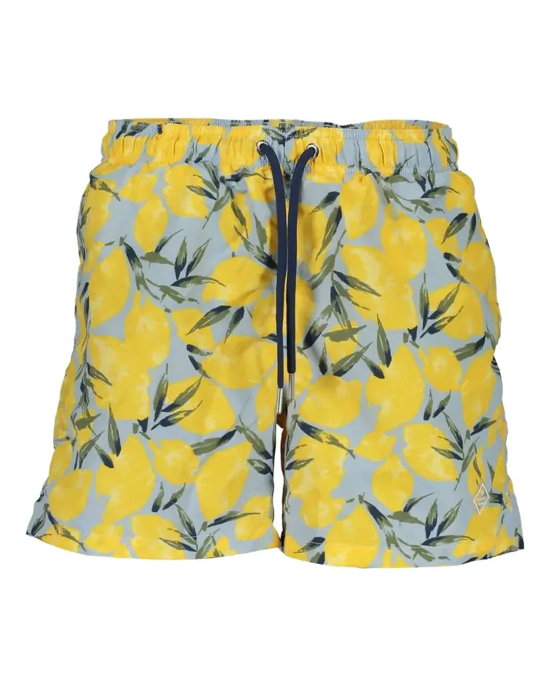 Gant lemon-print swim shorts - Blau Blau