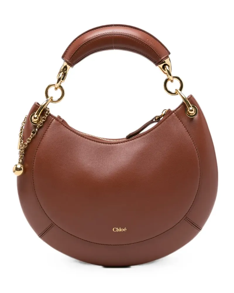 Chloé Banana leather top-handle bag - Braun Braun