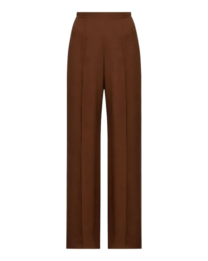 Taller Marmo Marlene high-waisted wide-leg trousers - Braun Braun