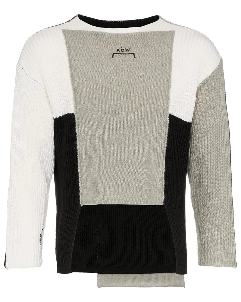 ACW* Pullover mit Einsätzen - Schwarz Schwarz