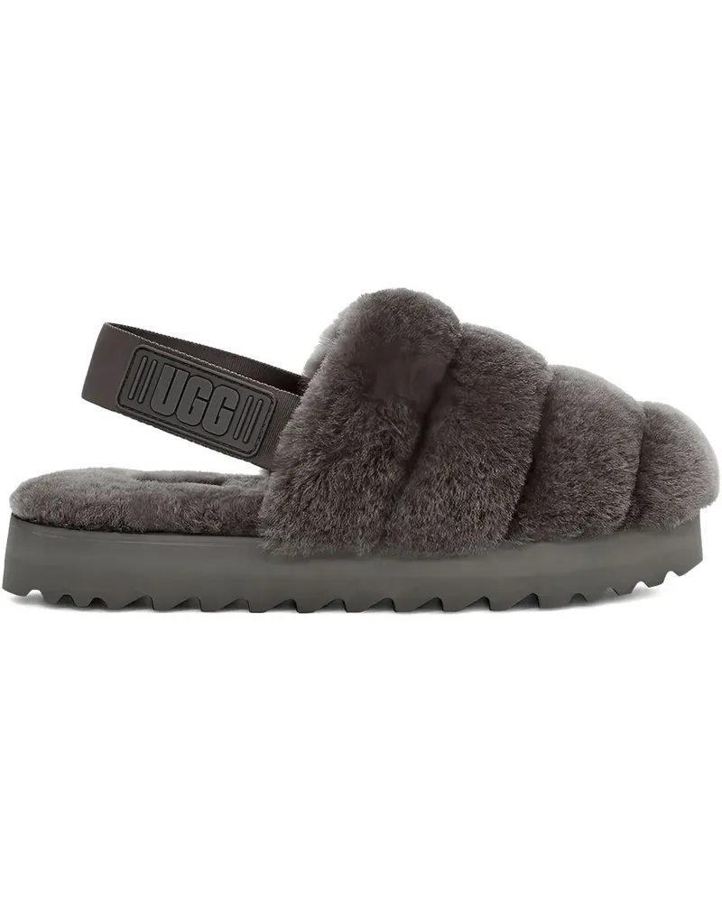 UGG Super Fluff "Grey" Slipper - Grau Grau