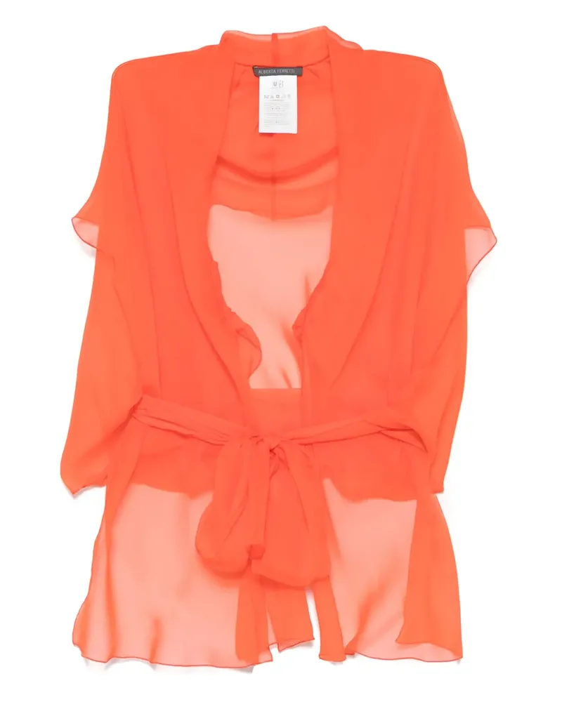 Alberta Ferretti Jacke aus Seide - Orange Orange