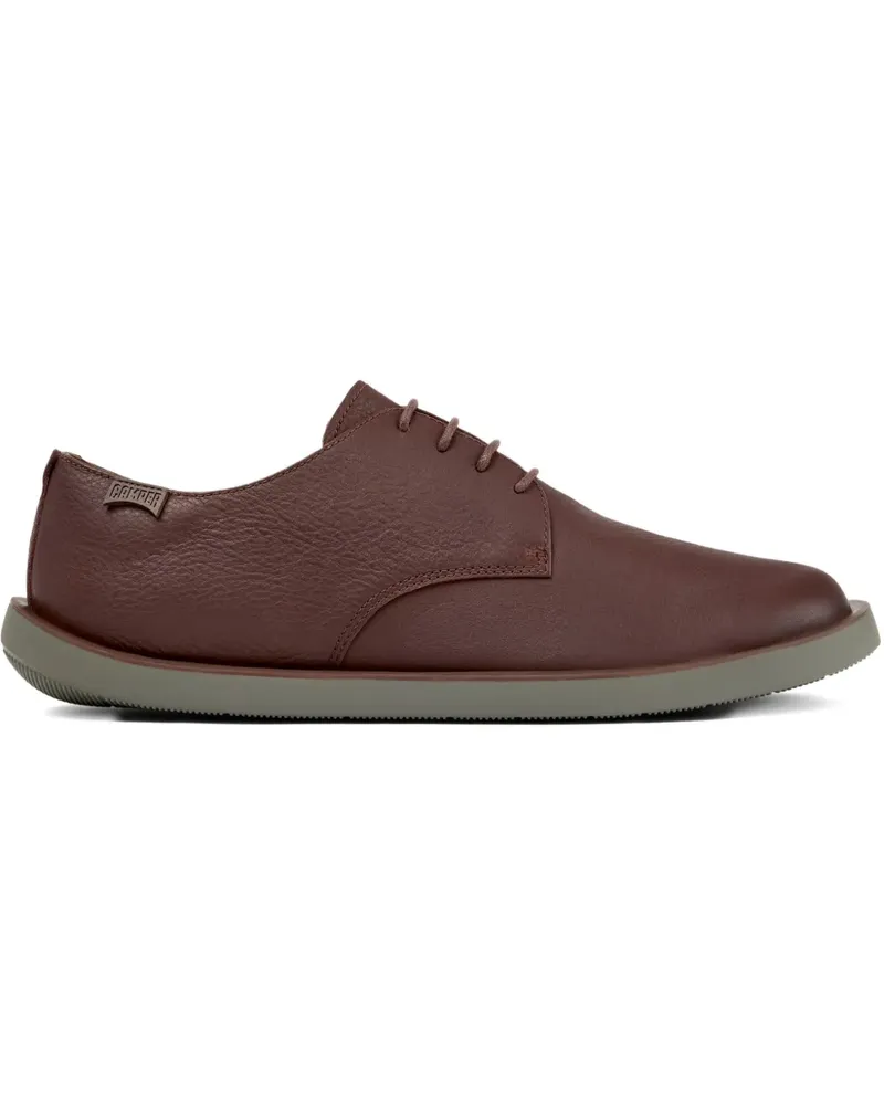 Camper Wagon leather lace-up derby shoes - Braun Braun