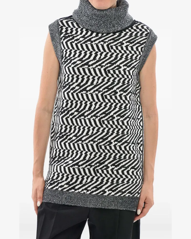 Stella McCartney turtleneck vest - Weiß Weiß
