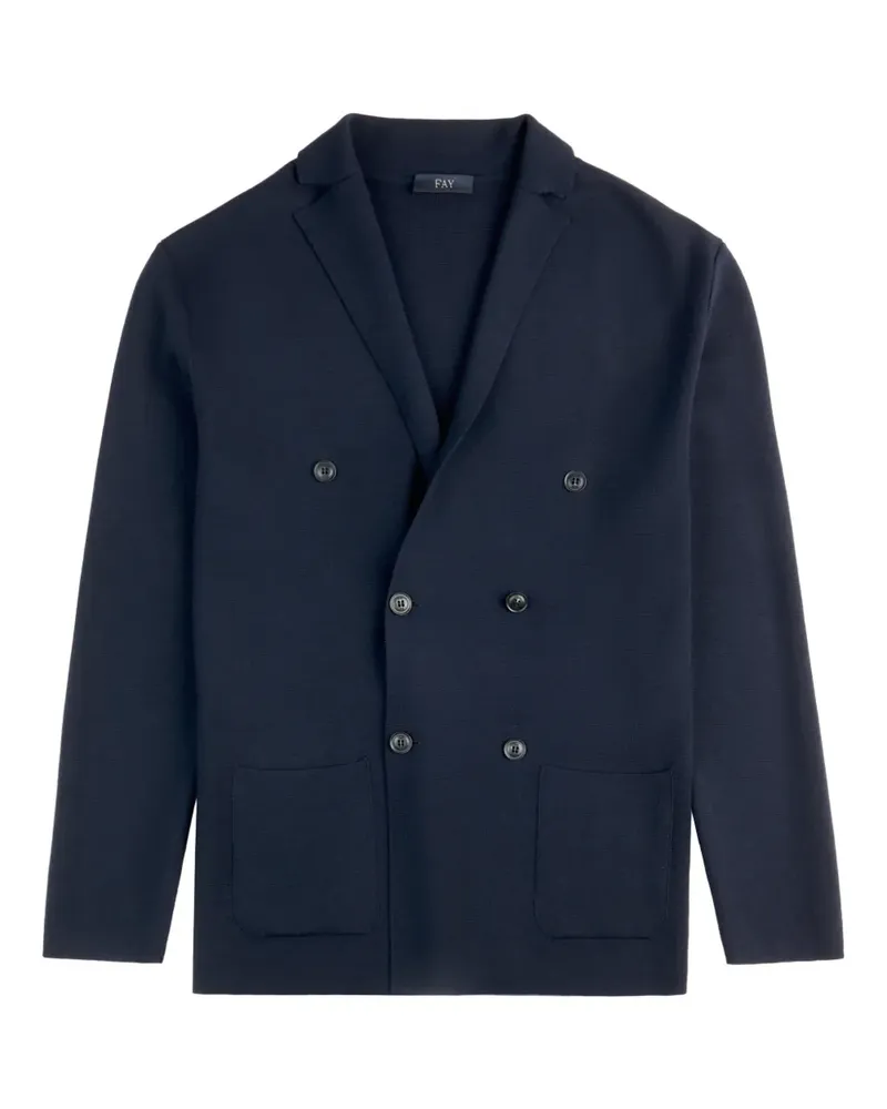Fay double-breasted blazer - Blau Blau