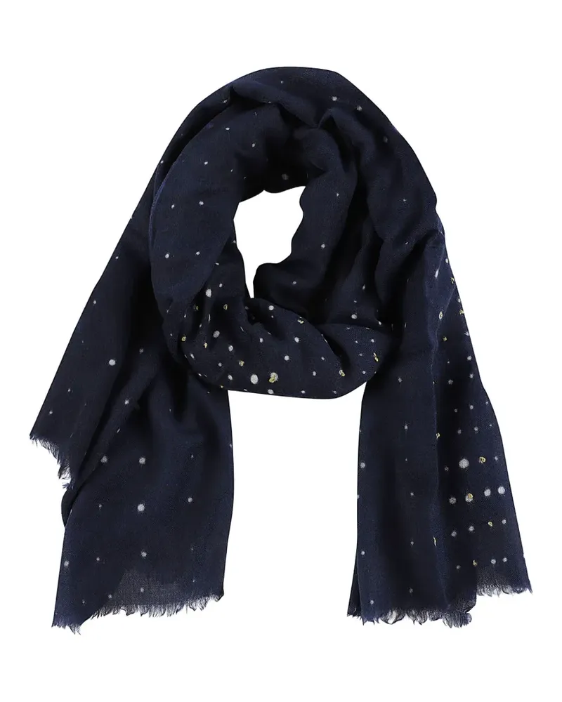 Altea Schal mit Polka Dots - Blau Blau