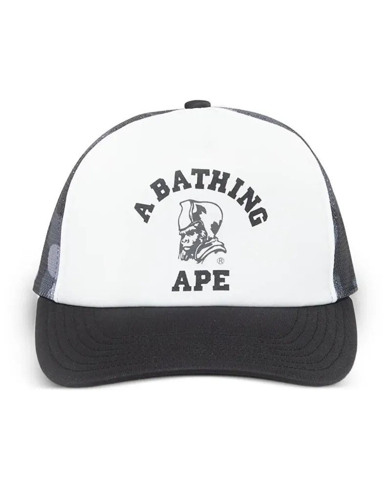 BAPE camo-print cap - Schwarz Schwarz