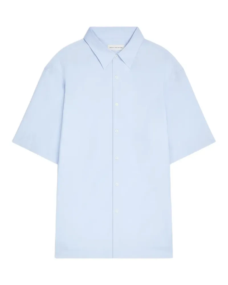 Dries van Noten Kurzärmeliges Hemd - Blau Blau