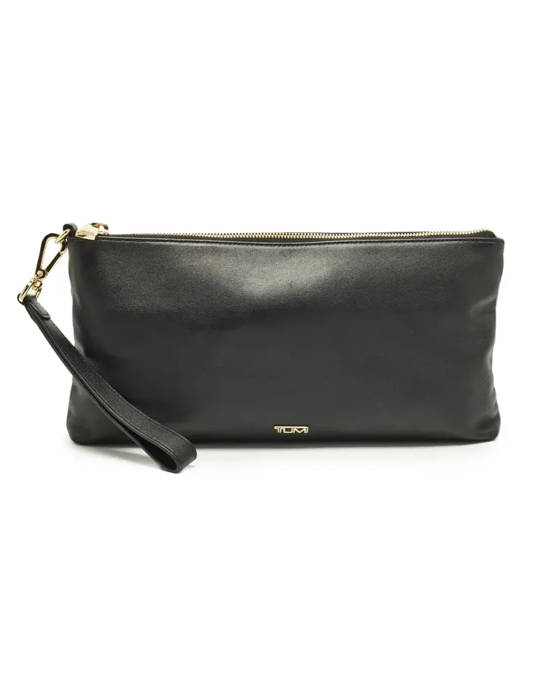 Tumi Savannah leather clutch bag - Schwarz Schwarz