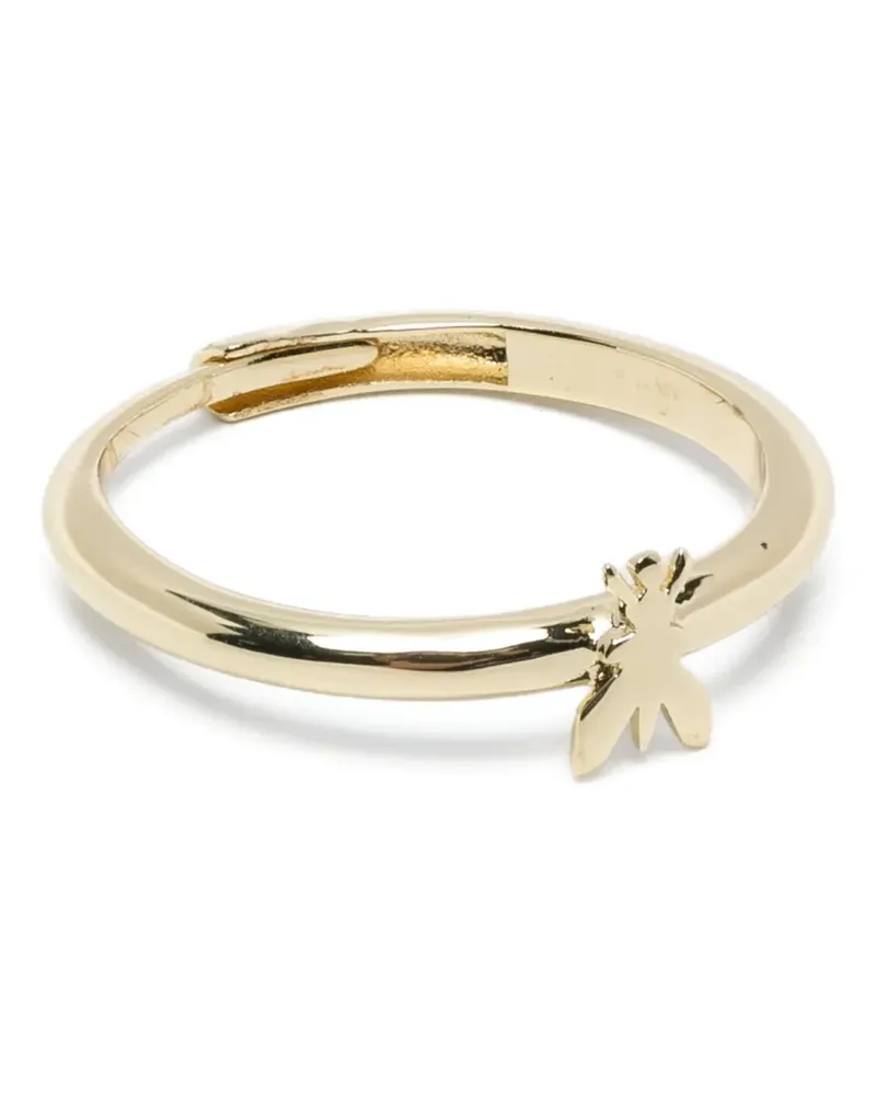 Patrizia Pepe Micro Fly logo ring - Gold Gold