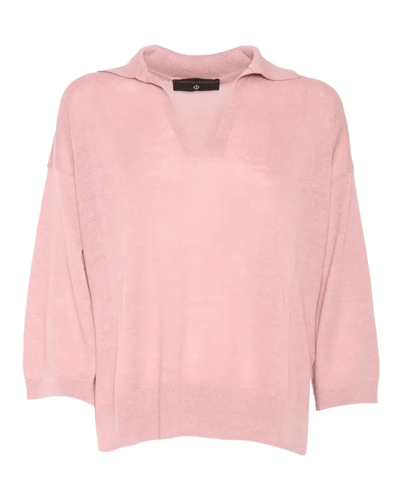 Filippo de Laurentiis Pullover mit V-Ausschnitt - Rosa Rosa