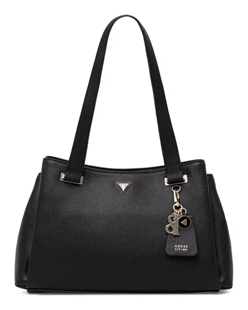 Guess charm satchel cross body bag - Schwarz Schwarz