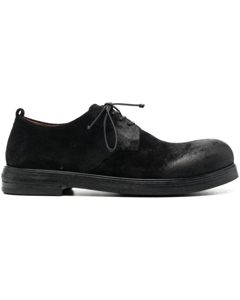 Marsèll Derby-Schuhe aus Wildleder - Schwarz Schwarz