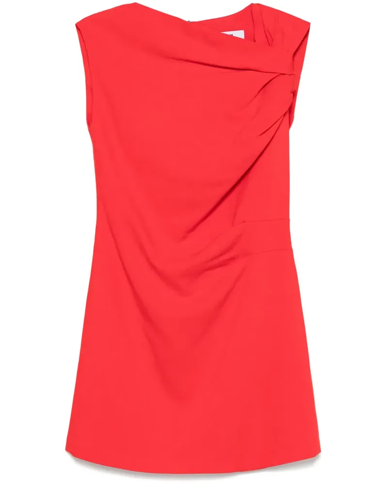MSGM Minikleid mit Knoten - Rot Rot