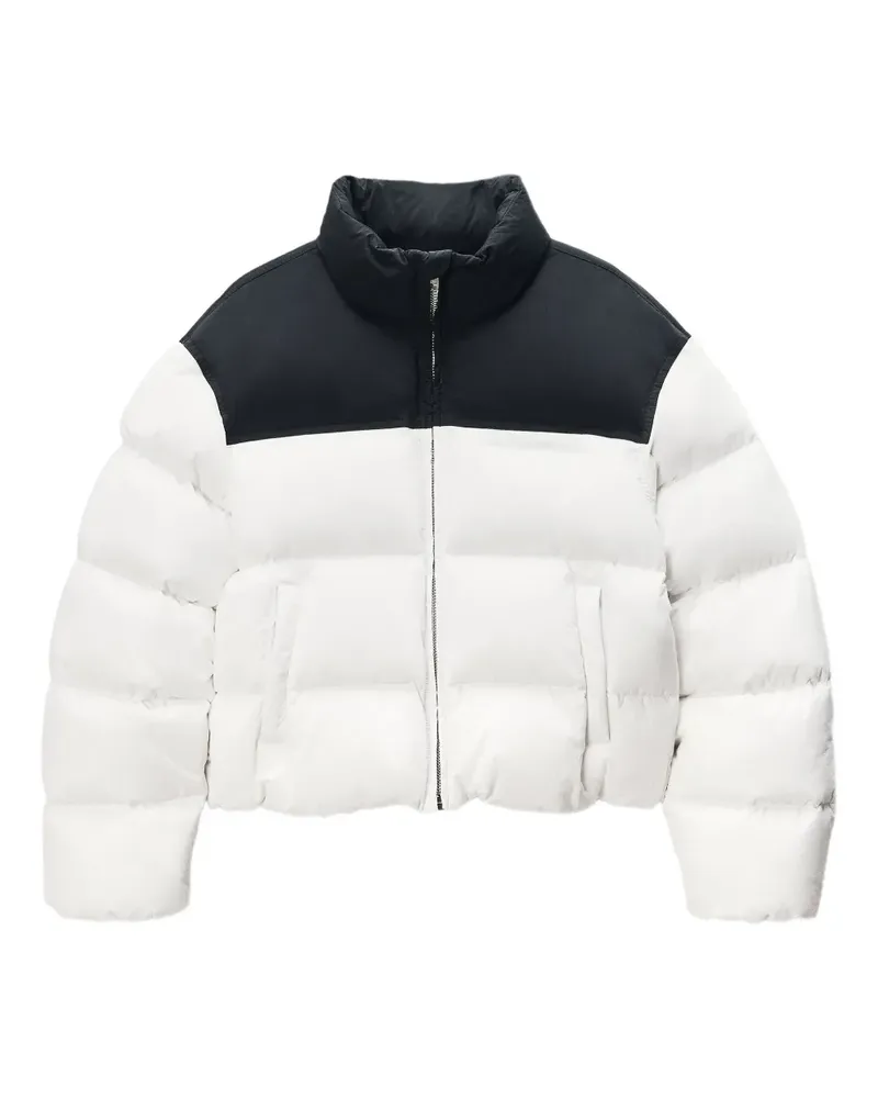 Alexander Wang Gefütterte Cropped-Jacke - Weiß Weiß