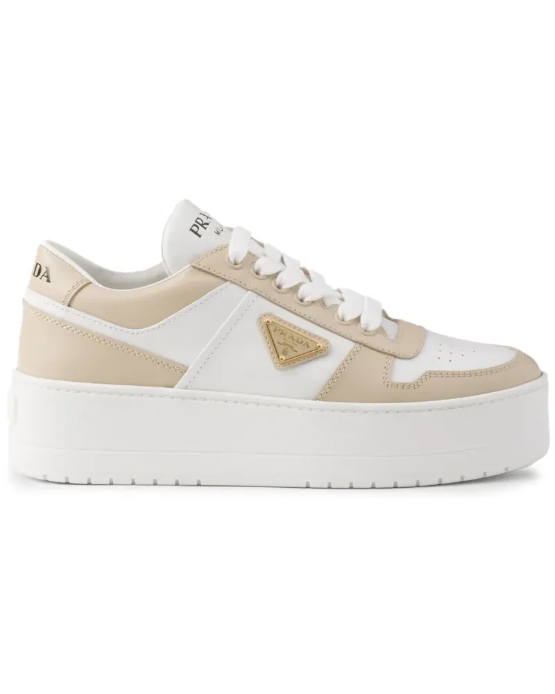 Prada Downtown Bold Sneakers - Nude Nude