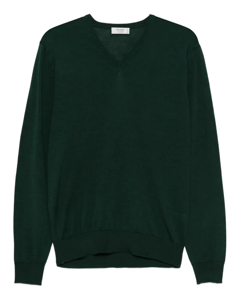 Ferrante Pullover mit V-Ausschnitt - Grün Grün