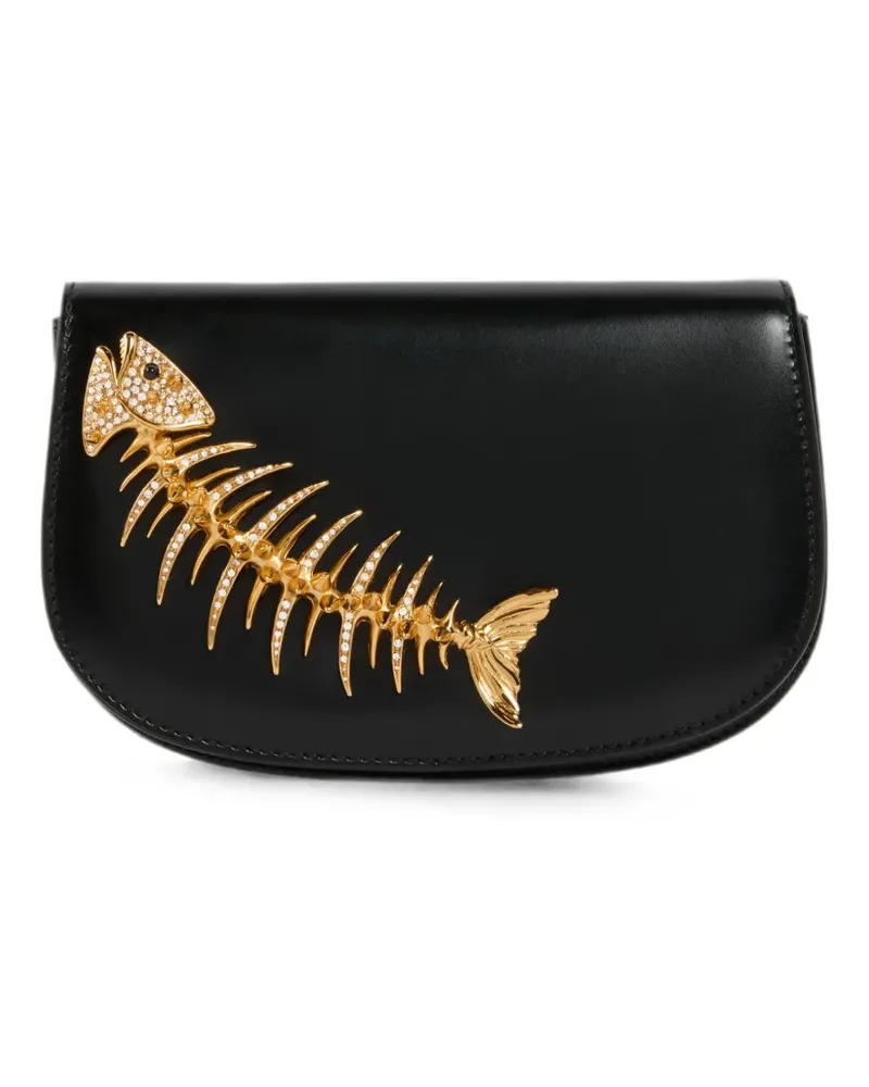 Giuseppe Zanotti Schmale Tasche - Schwarz Schwarz