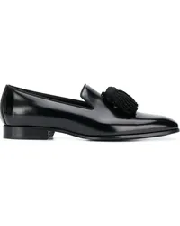 Jimmy Choo Foxley Loafer mit Quasten Schwarz