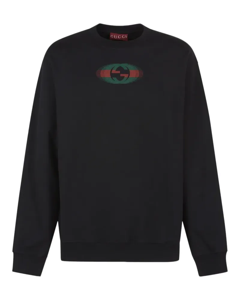 Gucci Sweatshirt mit GG - Schwarz Schwarz