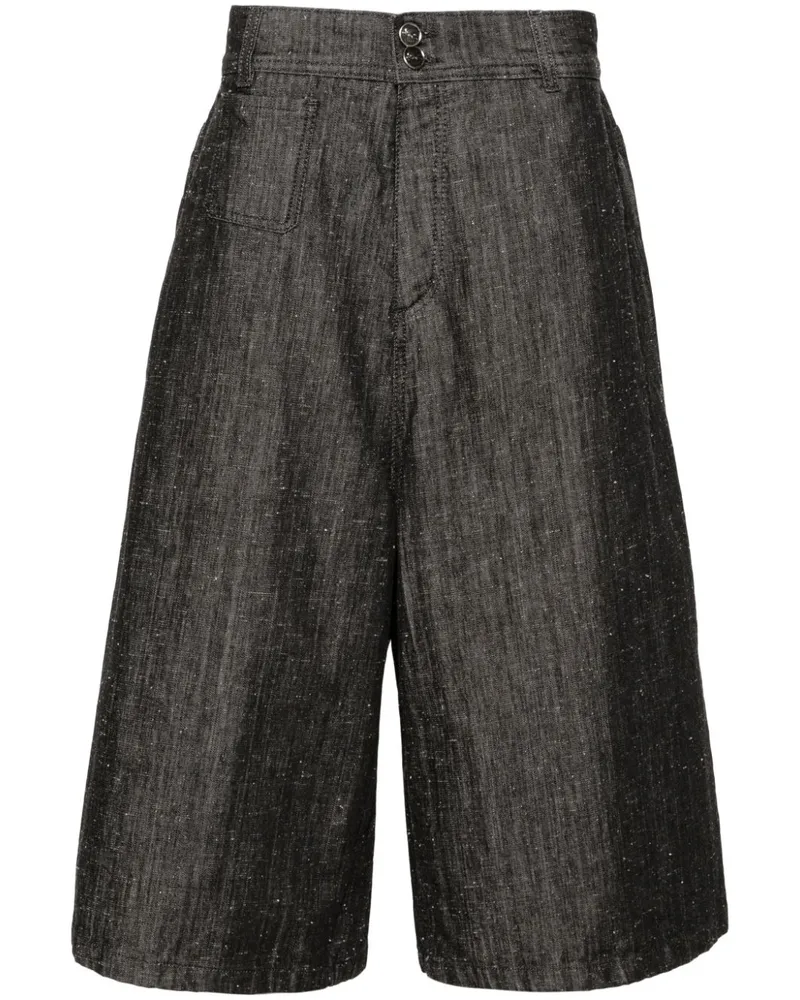 Etro Jeans-Shorts mit tiefem Schritt - Grau Grau