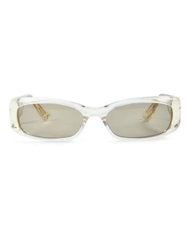 Port Tanger Eckige Leila Sonnenbrille - Nude Nude