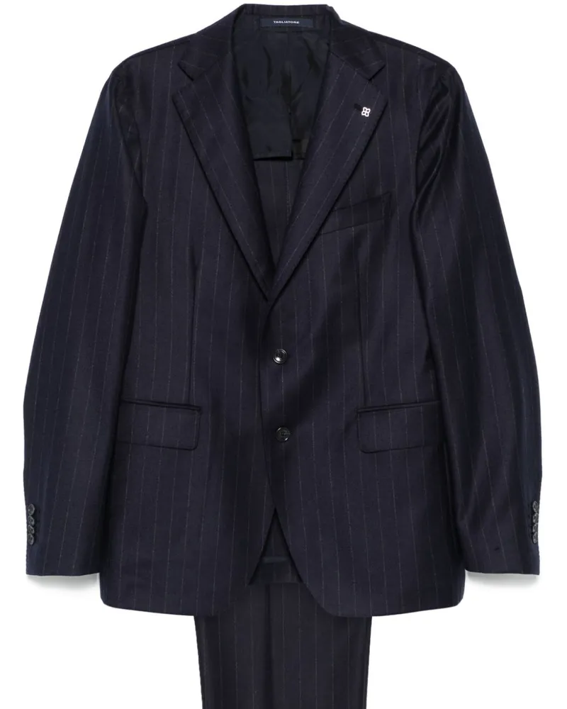 Tagliatore Anzug mit Nadelstreifen - Blau Blau