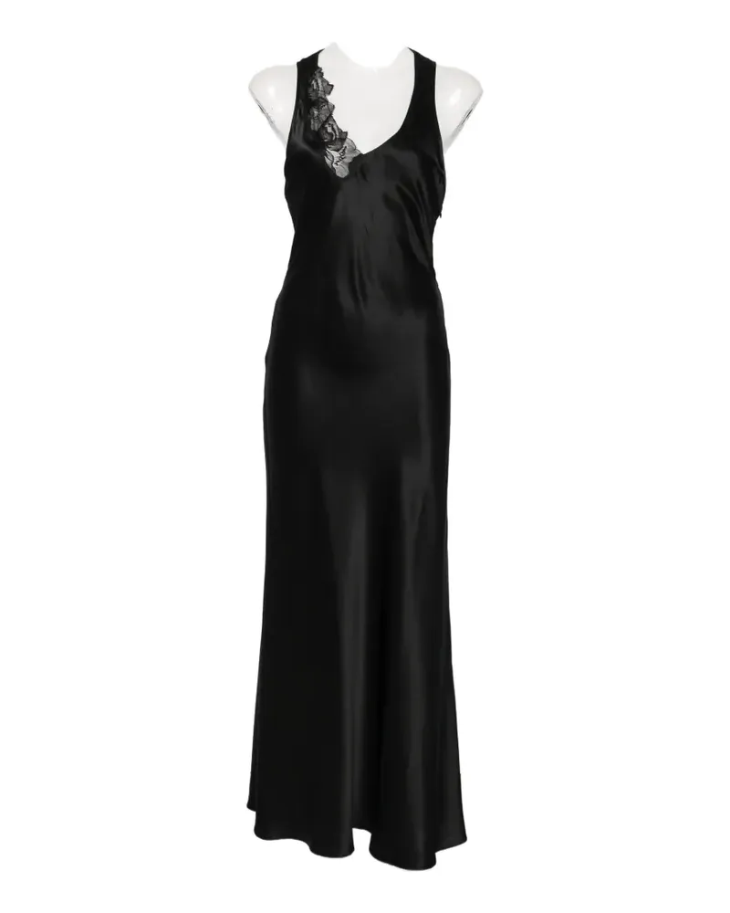 SIR Montparnasse lace-trim racerback maxi dress - Schwarz Schwarz