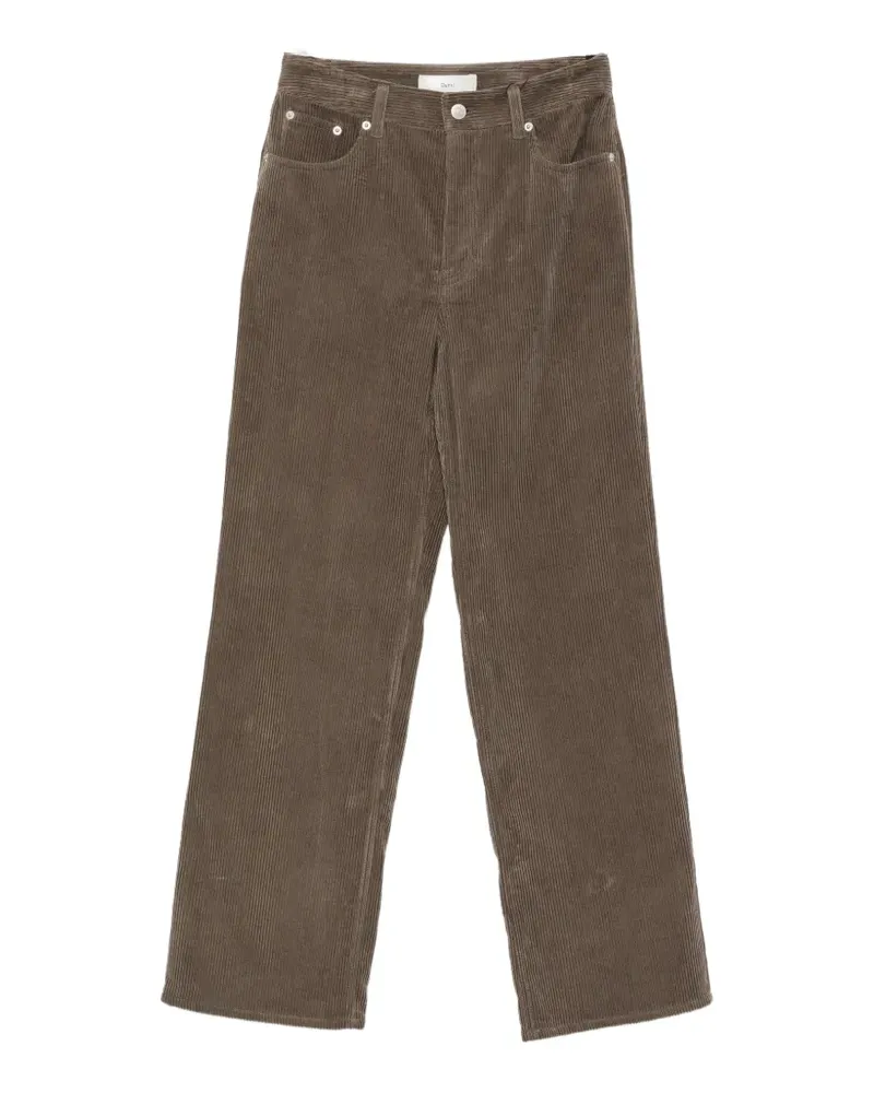 Dunst corduroy straight-leg jeans - Grau Grau