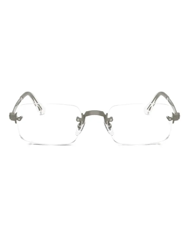 Ray Ban x Asap Rocky rectangle rimless glasses - Grau Grau