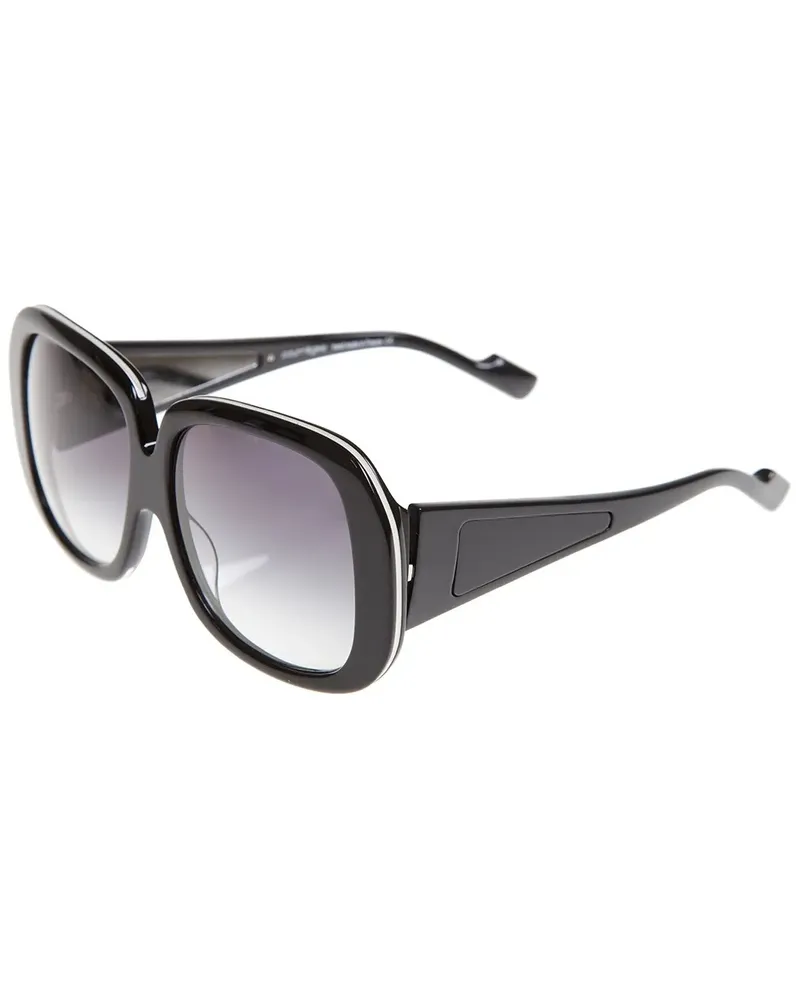 Courrèges monochrome sunglasses - Schwarz Schwarz